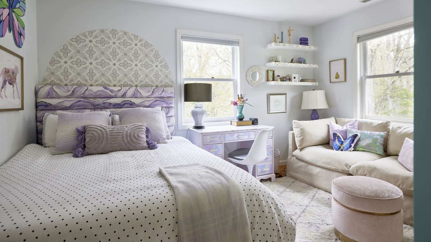 Decorating ~ Girls Shared Toddler Bedroom - The Cottage Mama, image size:1500x844
