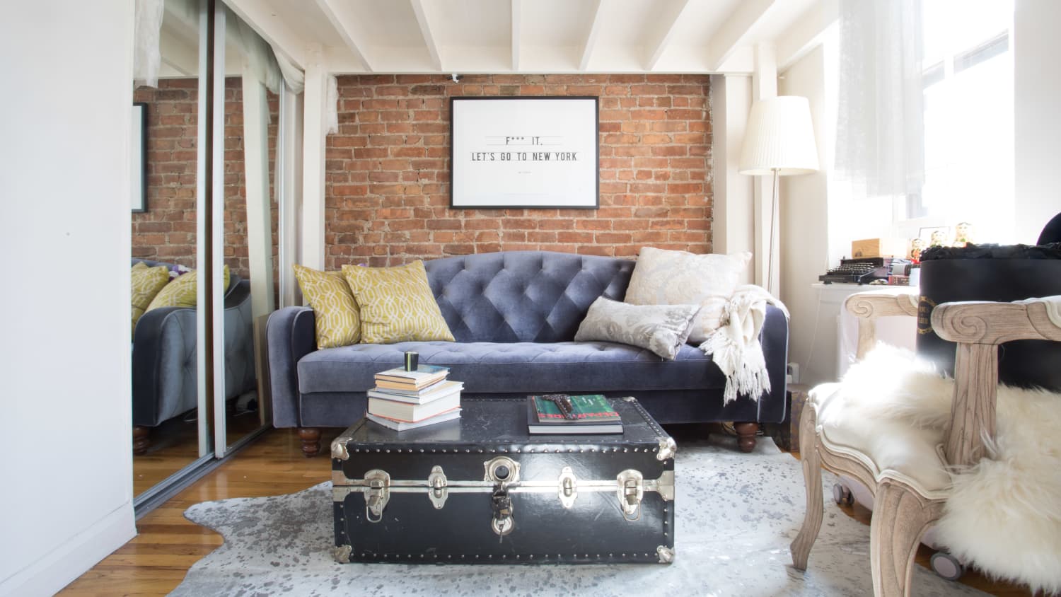 Budget Diy Room Decor Using Drop Cloth Apartment Therapy