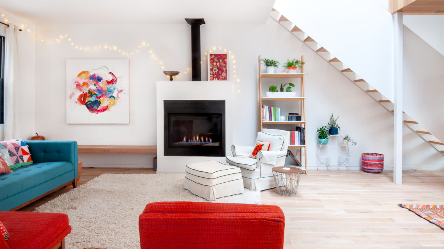 Professional Organizer Colorful Home Tour Apartment Therapy