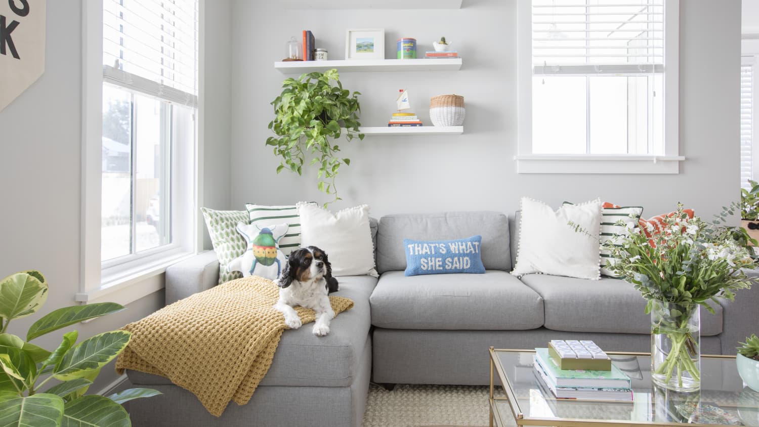 Living Room Decorating Ideas For Spring Apartment Therapy