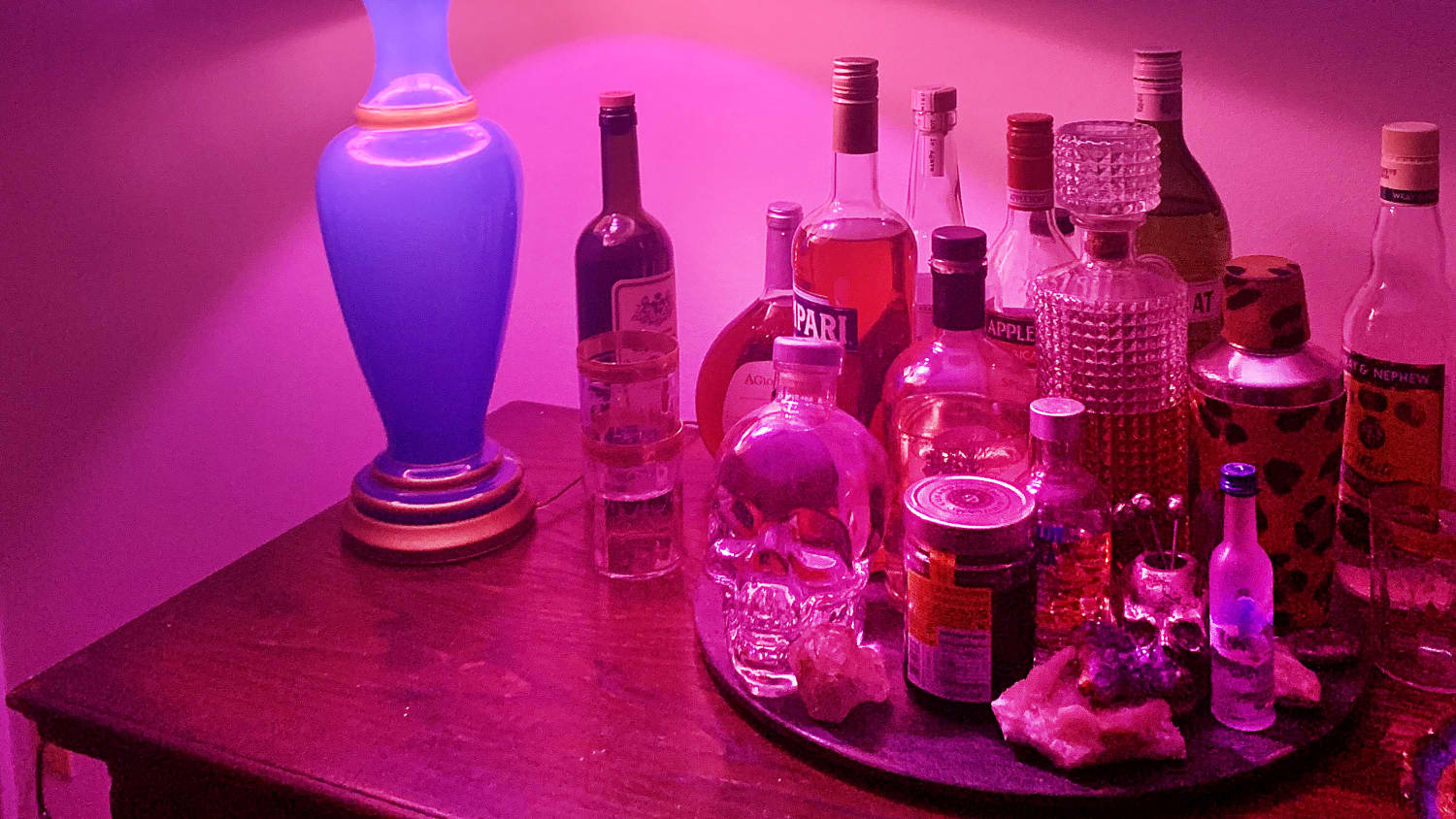 Adding Pink Lightbulbs to My Living Room Gave Me a Better Sleep Routine
