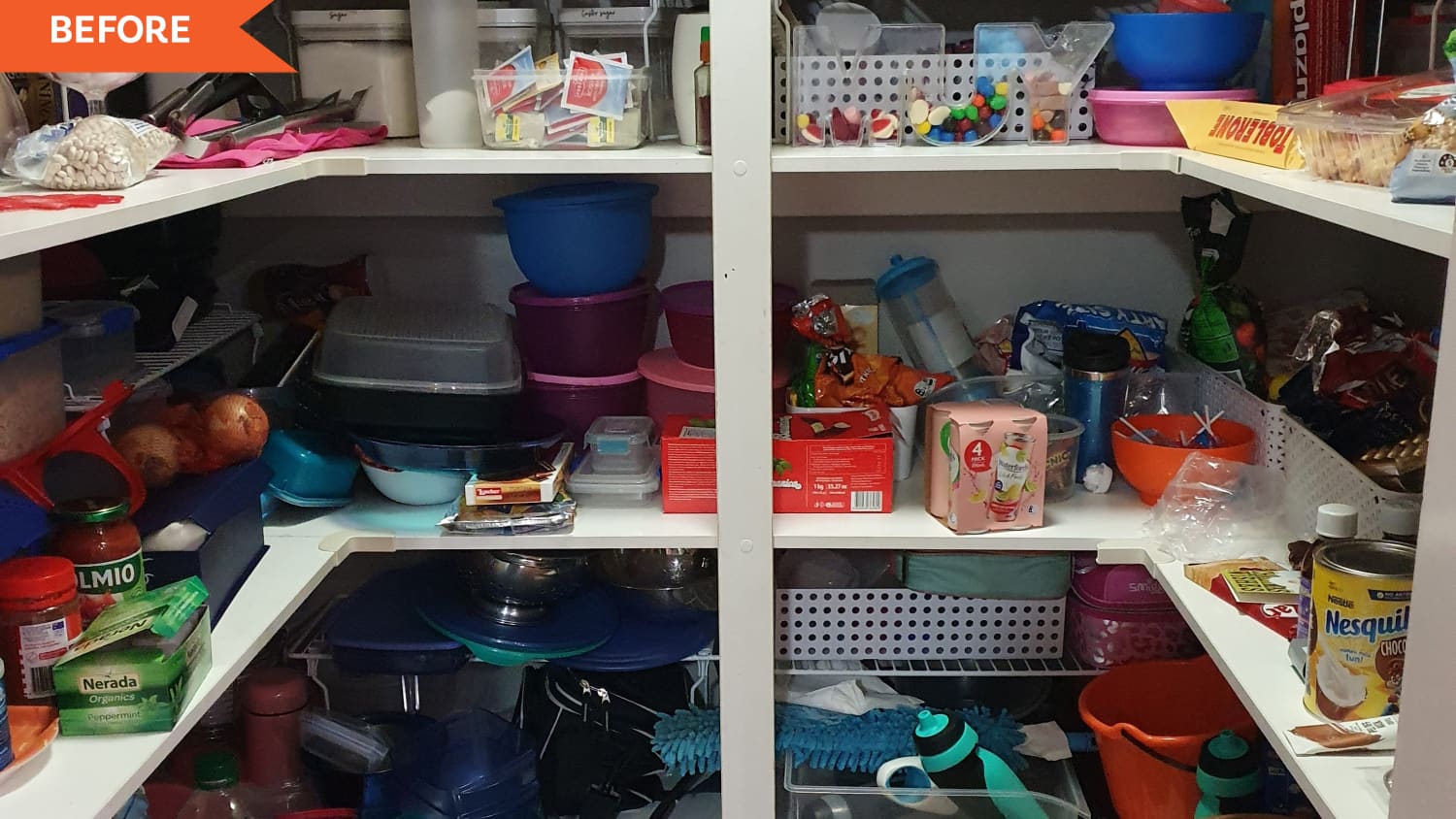 How to Organize a Pantry With Deep Shelves: So You Can Find Everything For  the Holidays - DIY Decor Mom