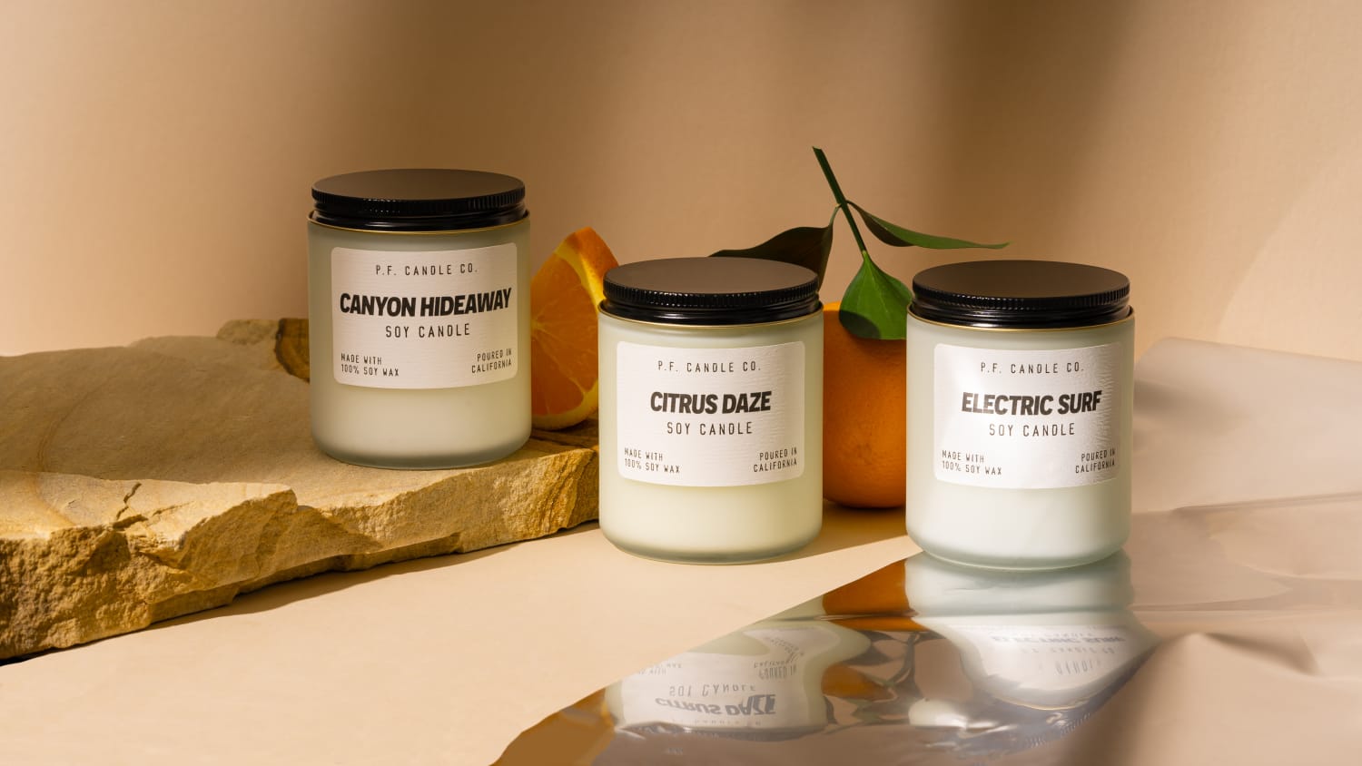 P.F. Candle Co. EU  Electric Surf Soft Focus Soy Candle