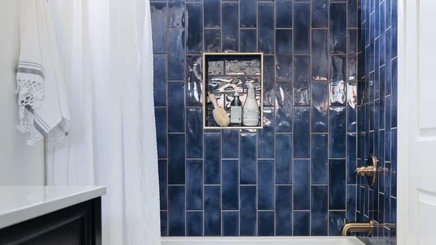 How Colored Grout Can Make Your Bathroom Look More Expensive Apartment Therapy