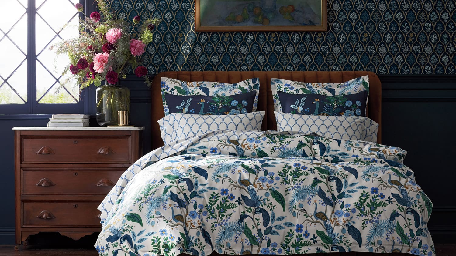 Rifle Paper Co. x The Company Store Just Dropped Cozy Floral Bedding