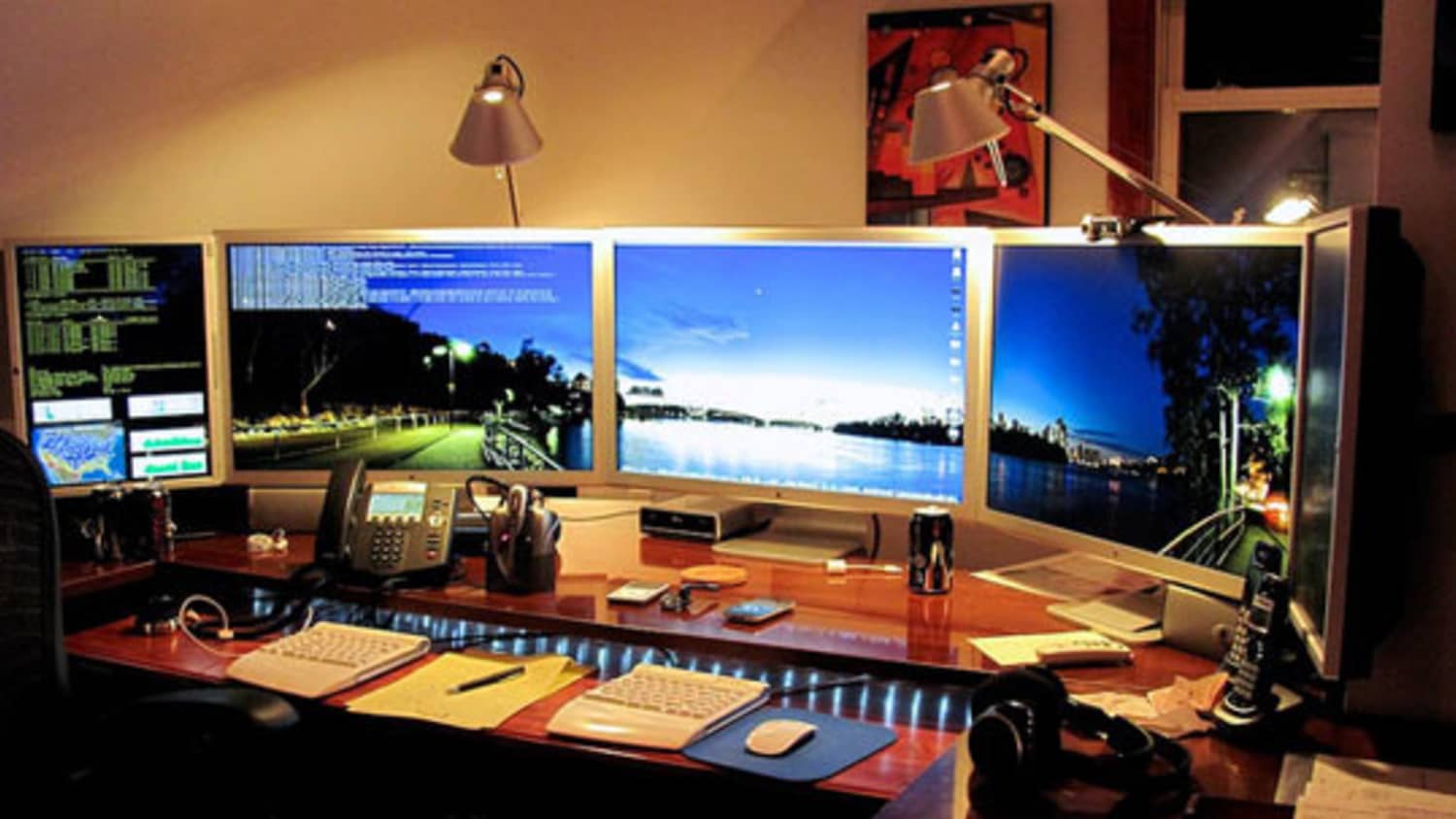 Best home office desk for multiple monitors new arrivals