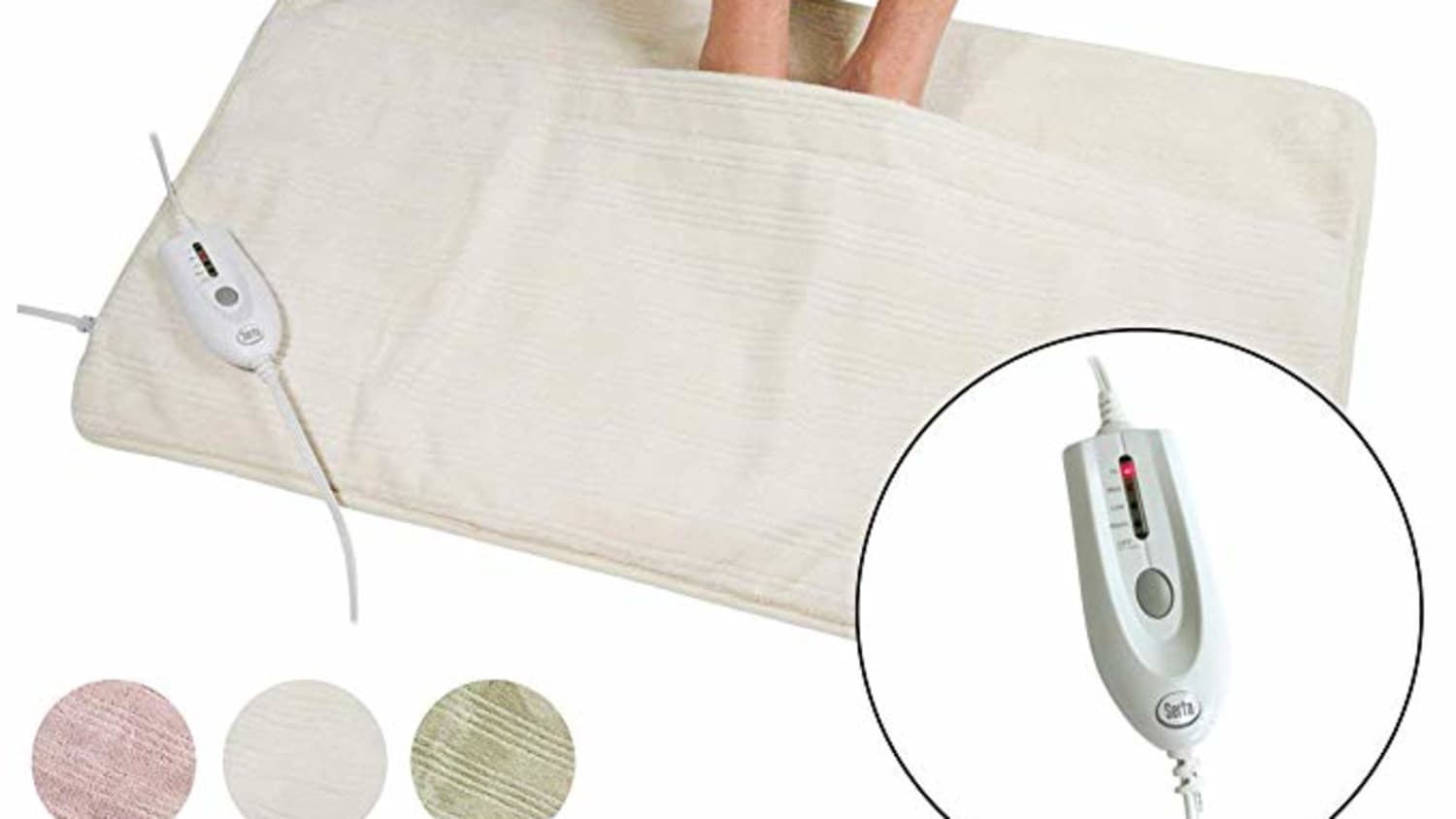 Feet only outlet electric blanket