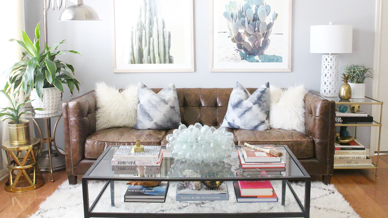 Leather 2024 apartment sofa
