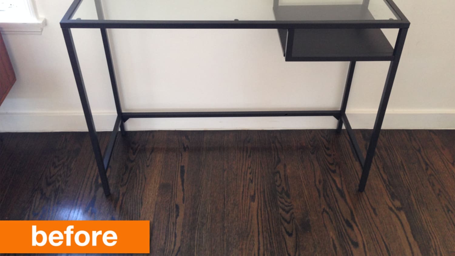 Black console sale table ikea