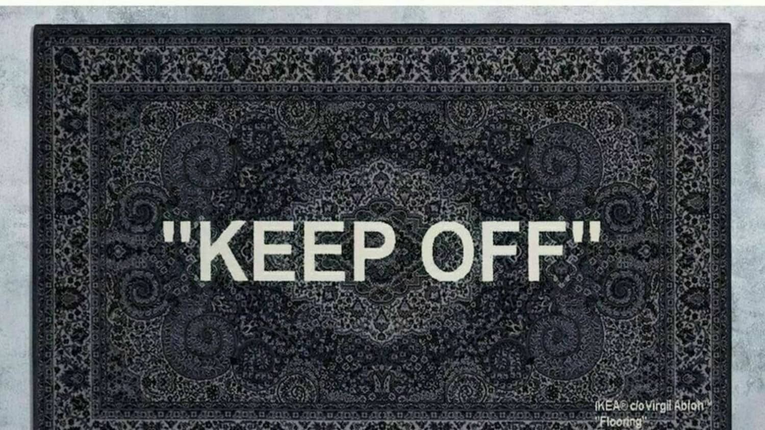 Virgil keep off discount rug