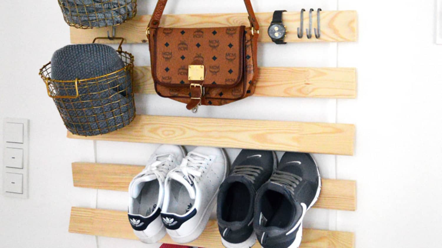 Ikea bed slat wall hanging online