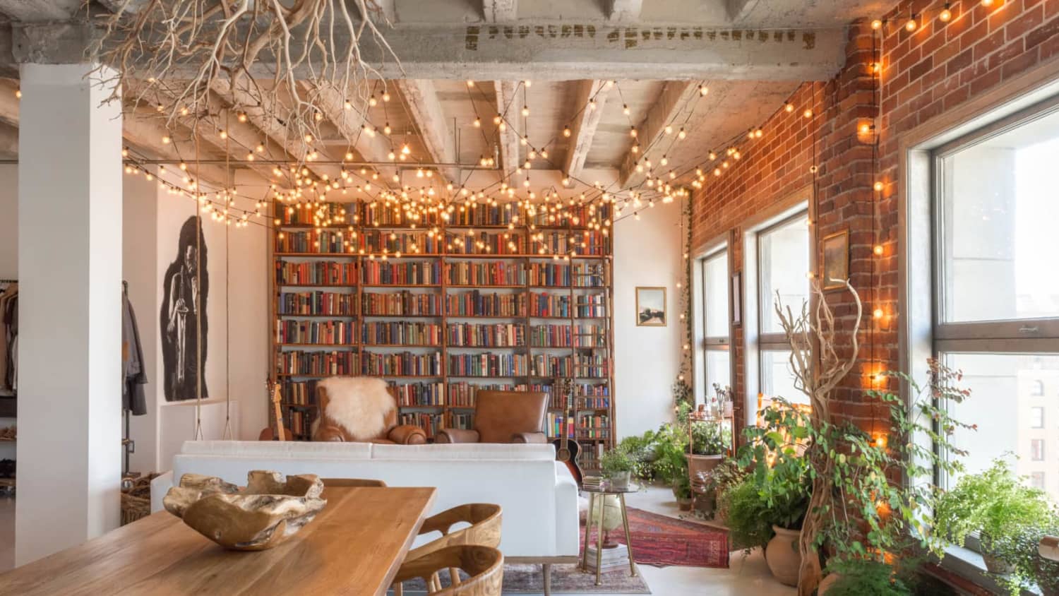 String lights hanging from ceiling sale