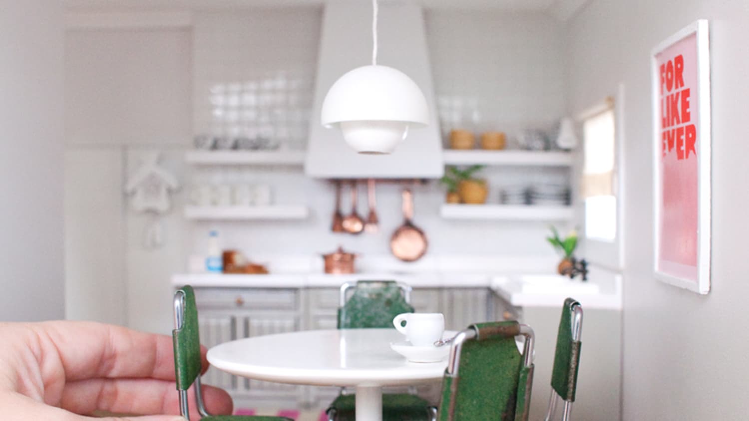 Modern online dollhouse lighting