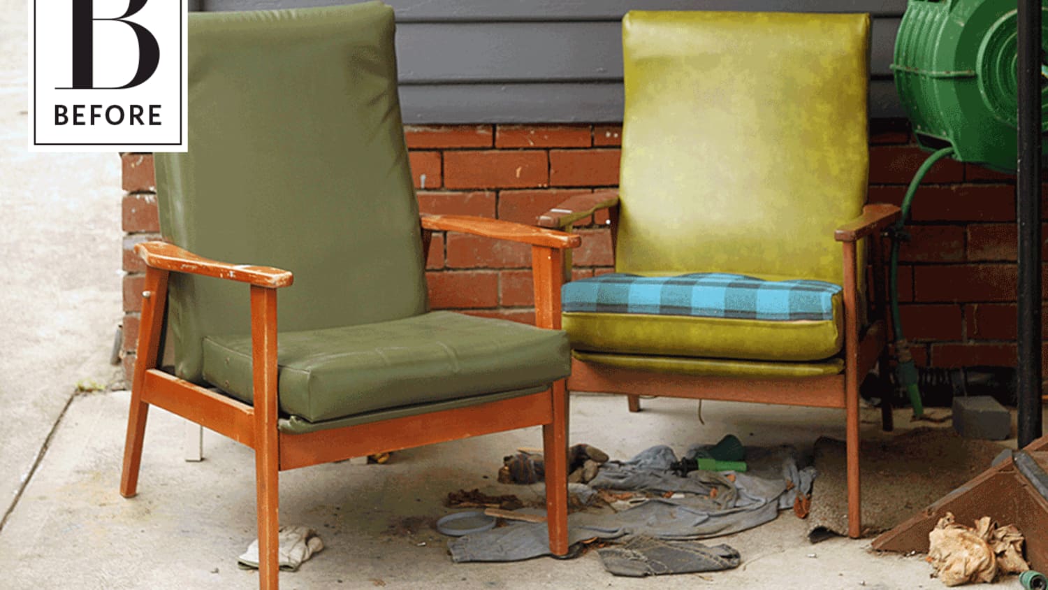 Recover vinyl chair outlet