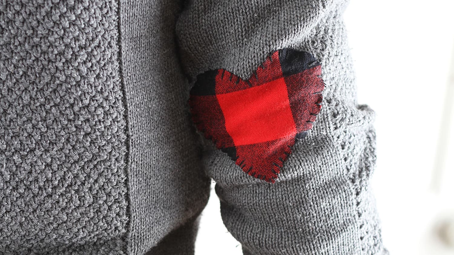 Elbow heart sweater clearance