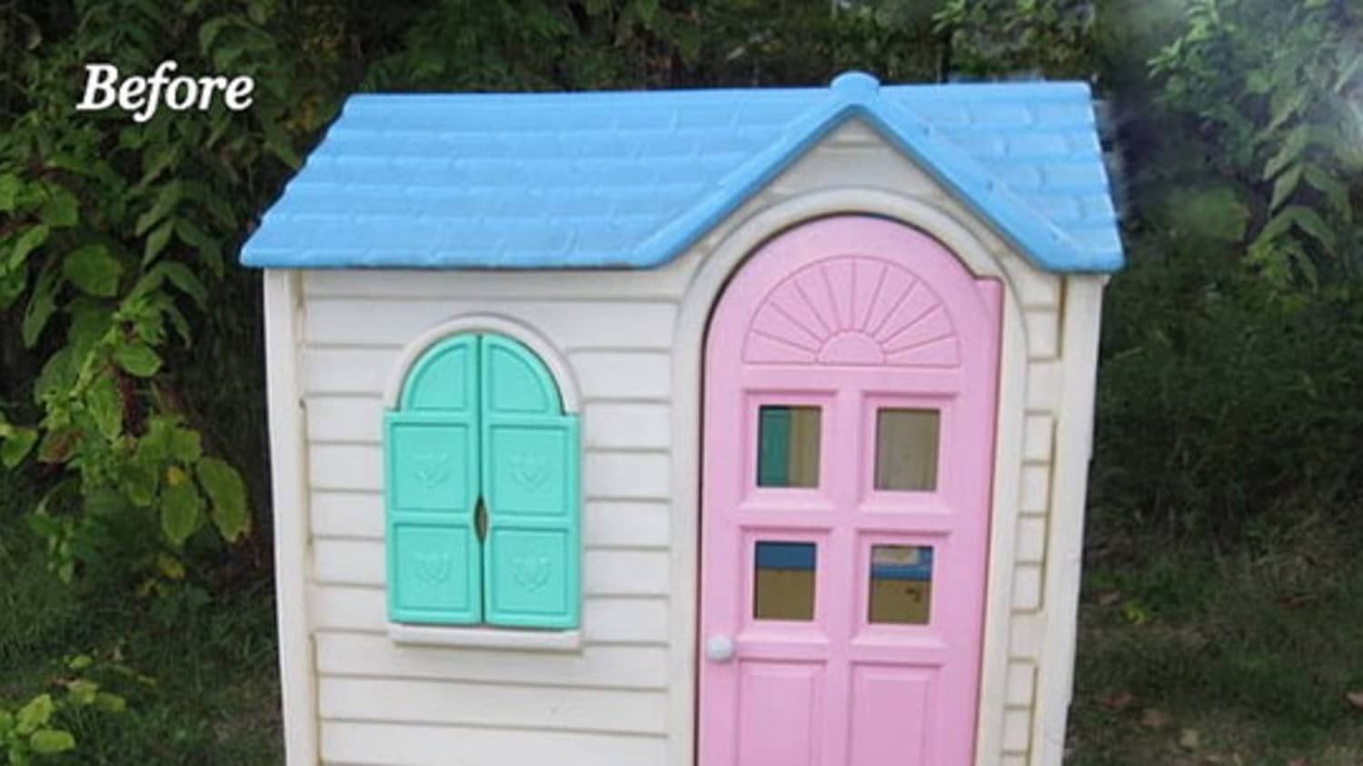 Before After A Little Tikes House Gets a Paint Job Apartment