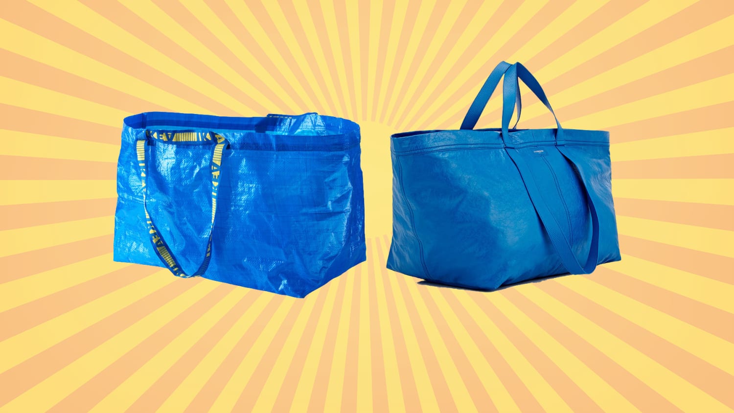 Here s What IKEA Thinks of Balenciaga s 2K FRAKTA Knockoff Apartment Therapy