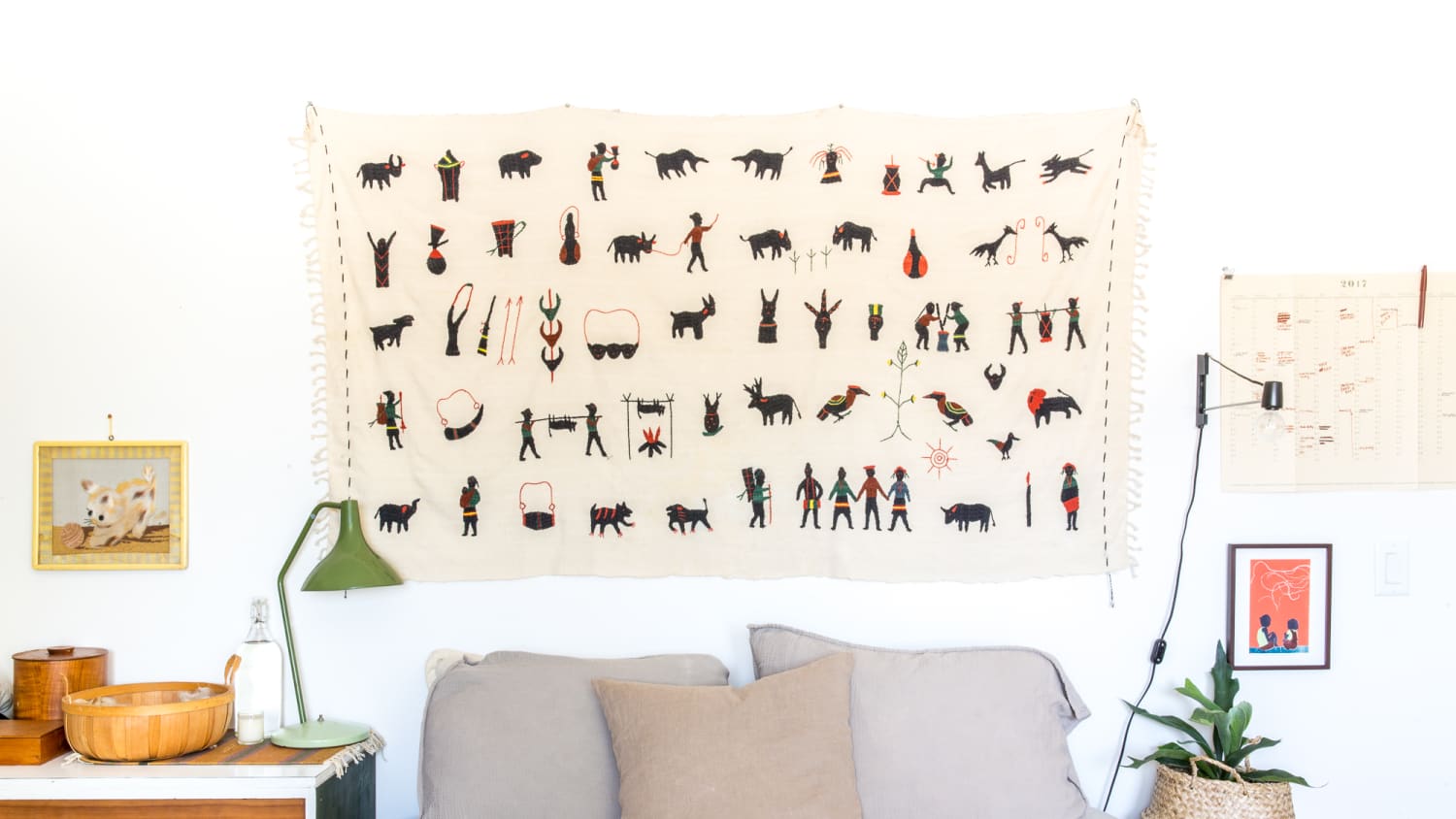 How to Hang a Tapestry Apartment Therapy