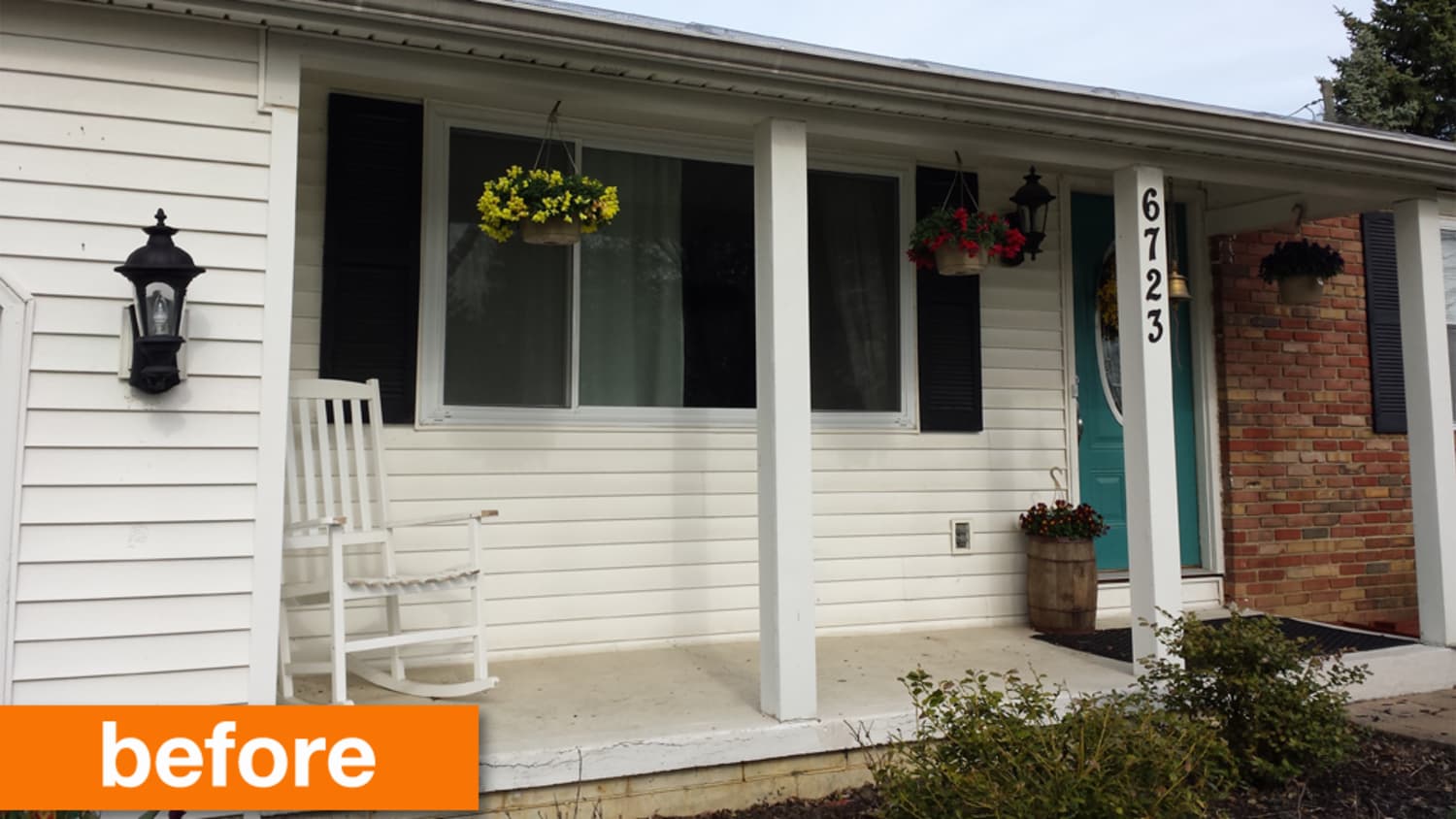 Front Porch Remodels Before And After