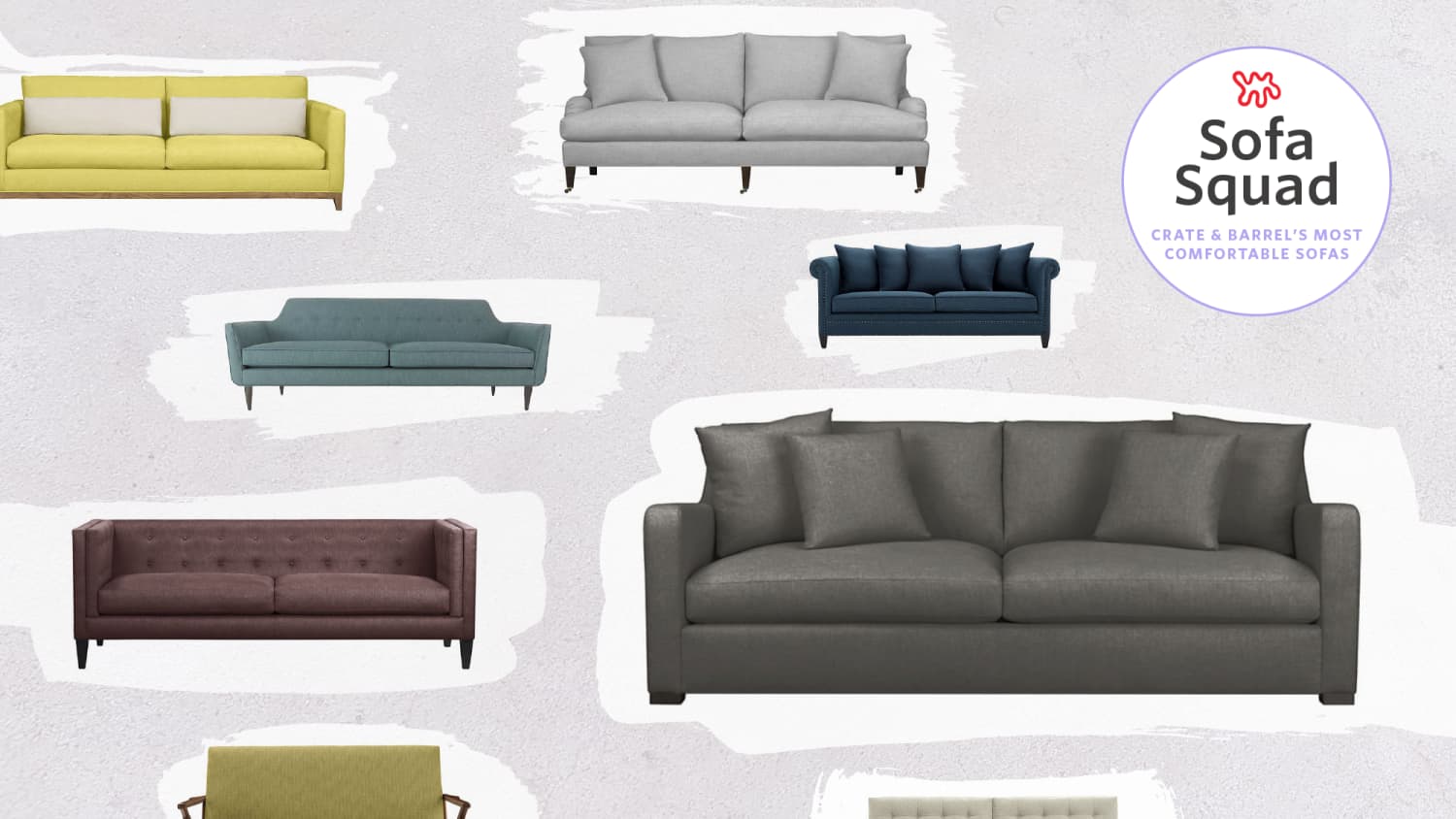 Crate and sales barrel cortina sofa