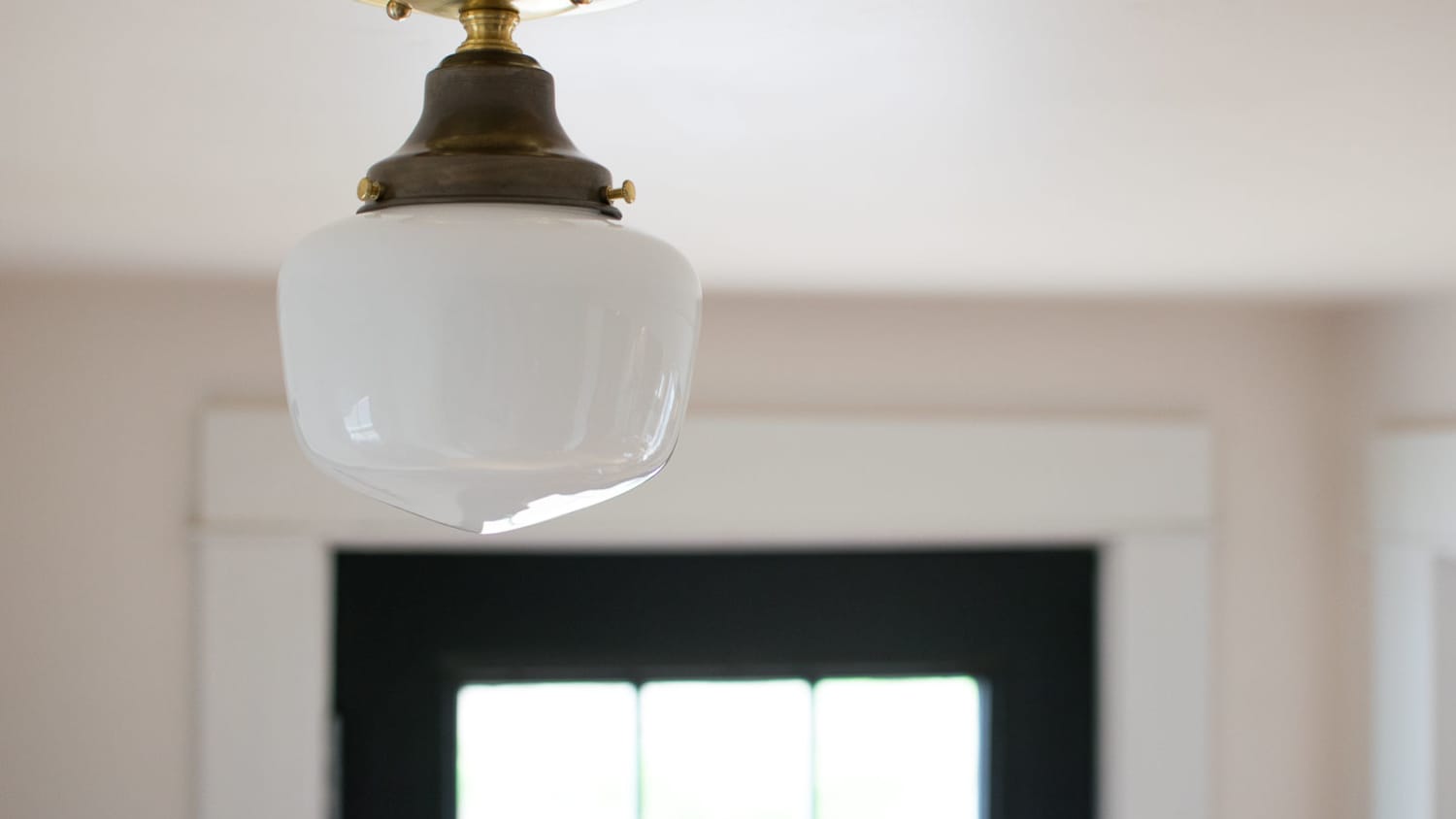 Vintage schoolhouse pendant light sale