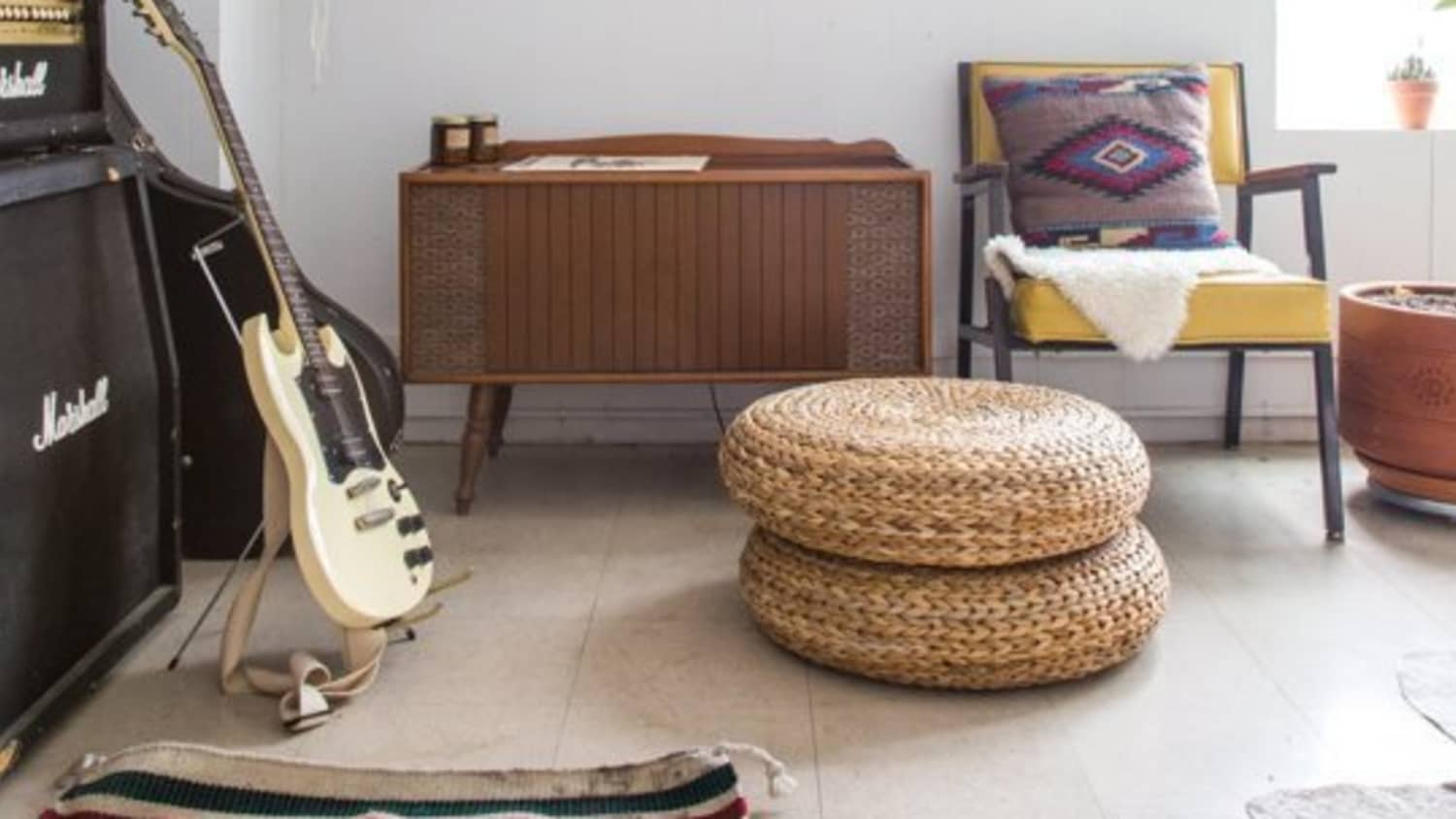 Versatile Style Spotting IKEA s Woven Pouf ALSEDA Everywhere