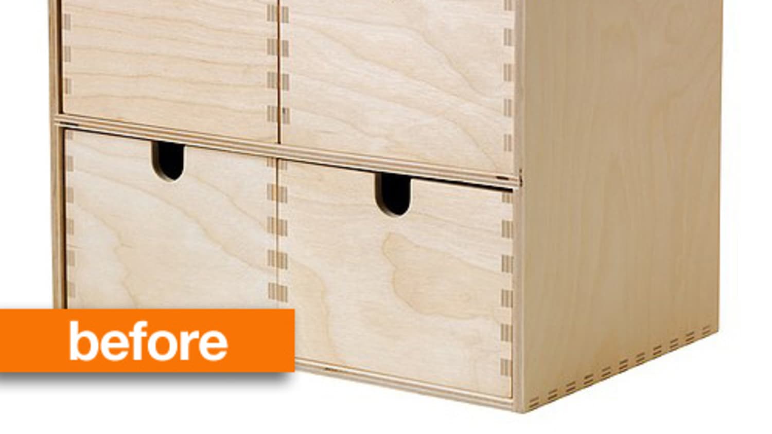 Before & After: From IKEA Basic to a Vintage-Look Card Catalog