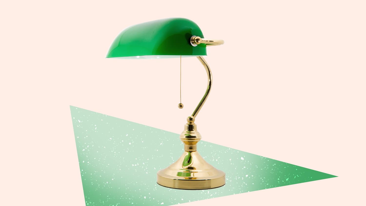 Bank lamp green online