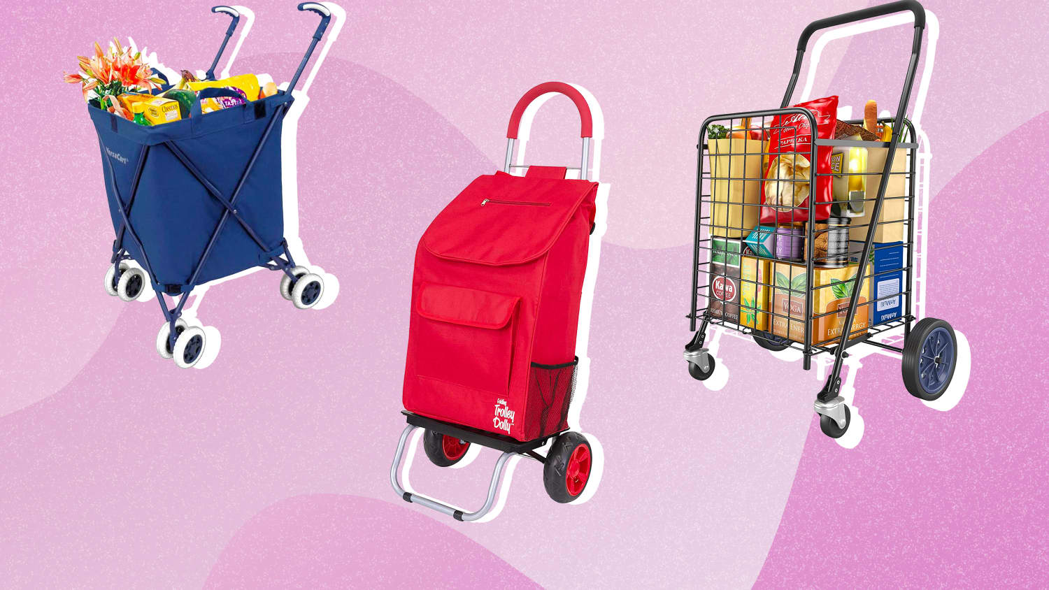 Folding shopping cart sold in stores hotsell