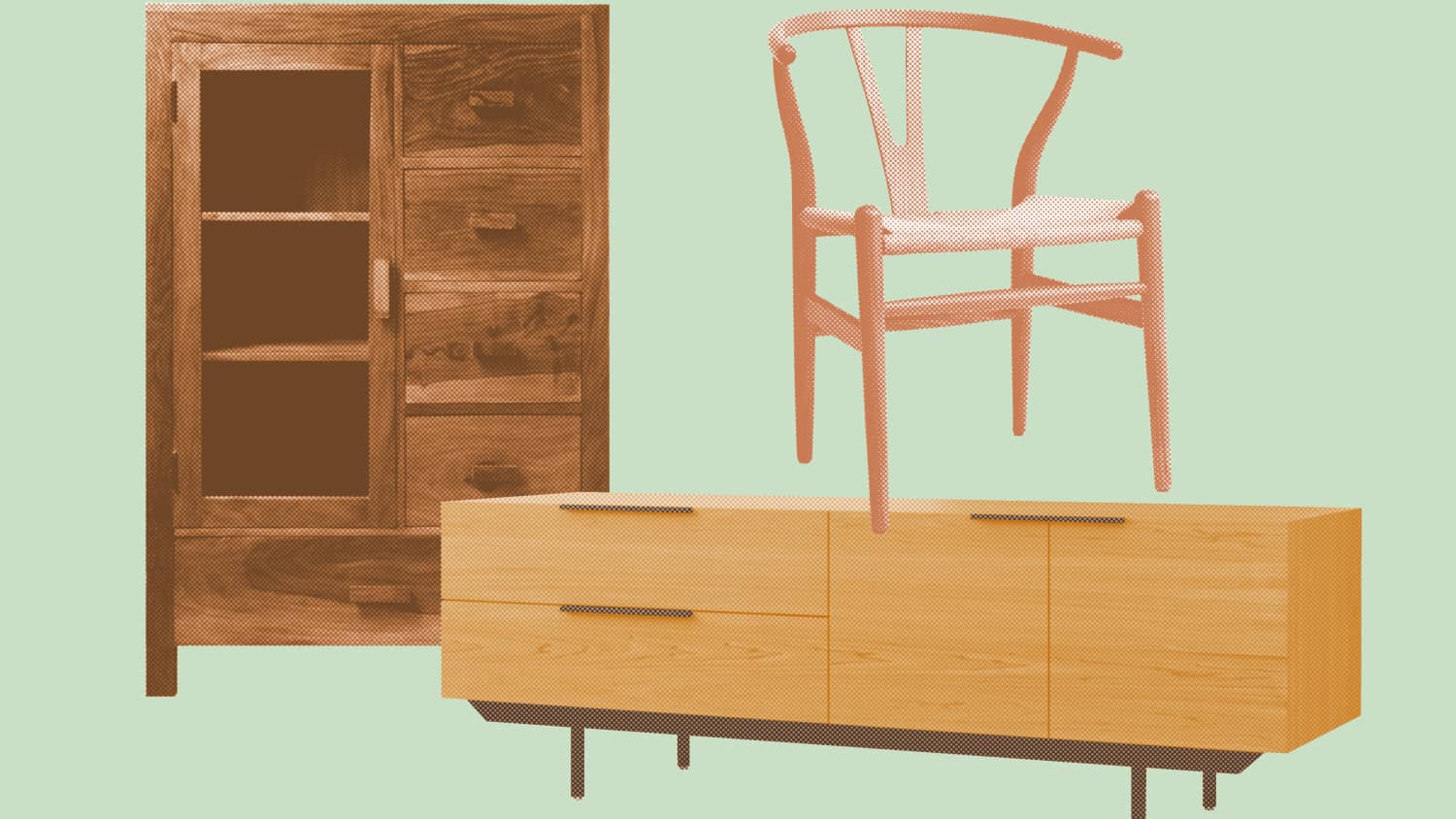 Furniture made shop by wood