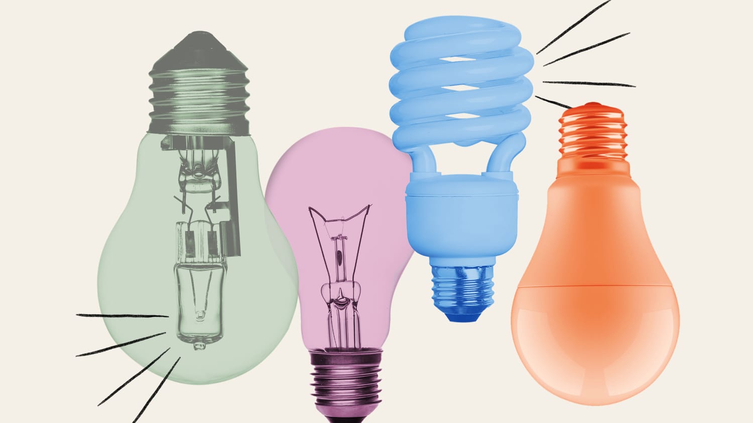 Halogen light outlet bulbs types