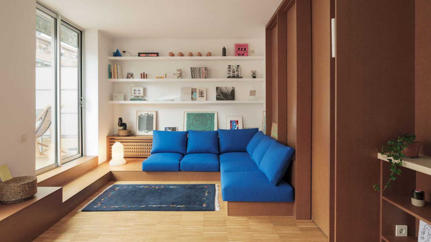 This Apartment in Barcelona Comes With Built In Furniture