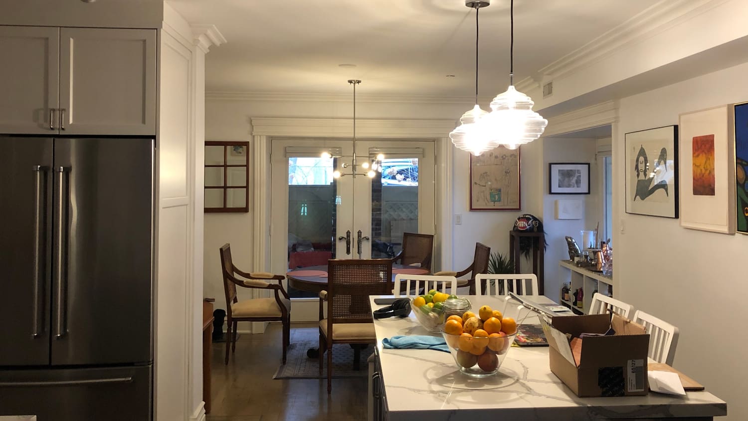 BILLY Bookcase IKEA Hack for Historic Dining Room Before and After Apartment Therapy