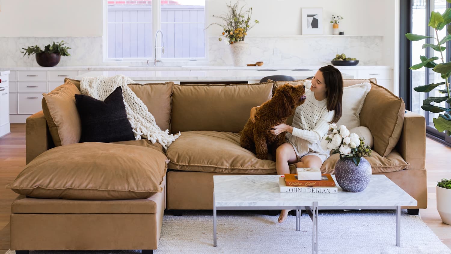 Joybird store sectional sofa