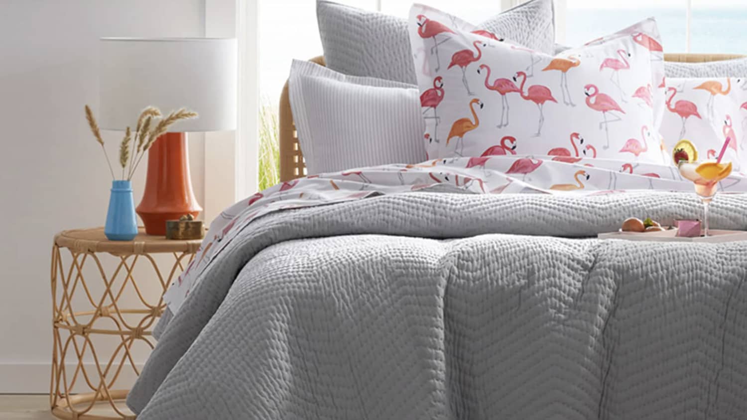 Best Summer Bedding The Company Cotton Voile Quilt Apartment Therapy