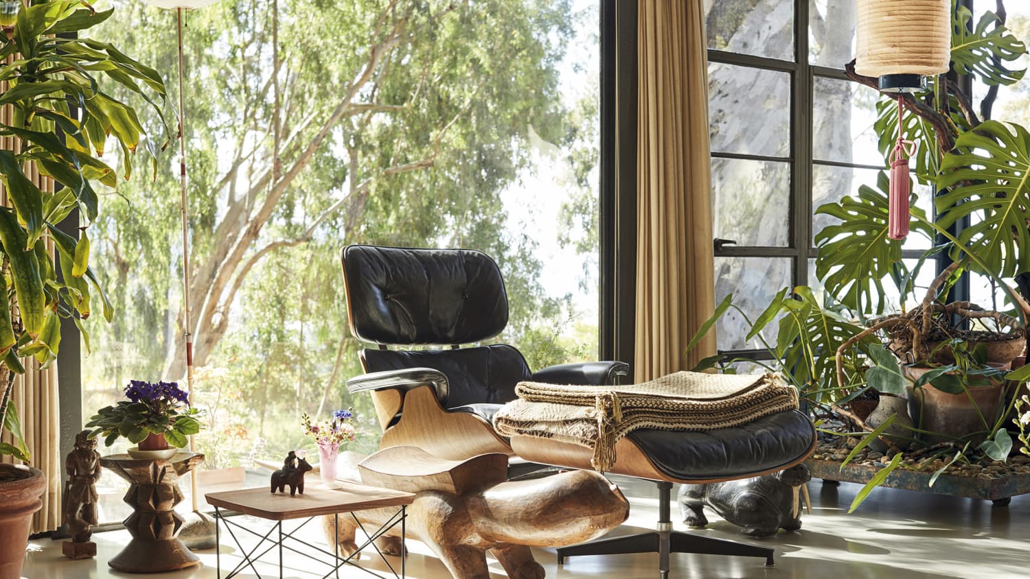 Eames Tables Made from Trees Harvested at the Eames House Apartment Therapy