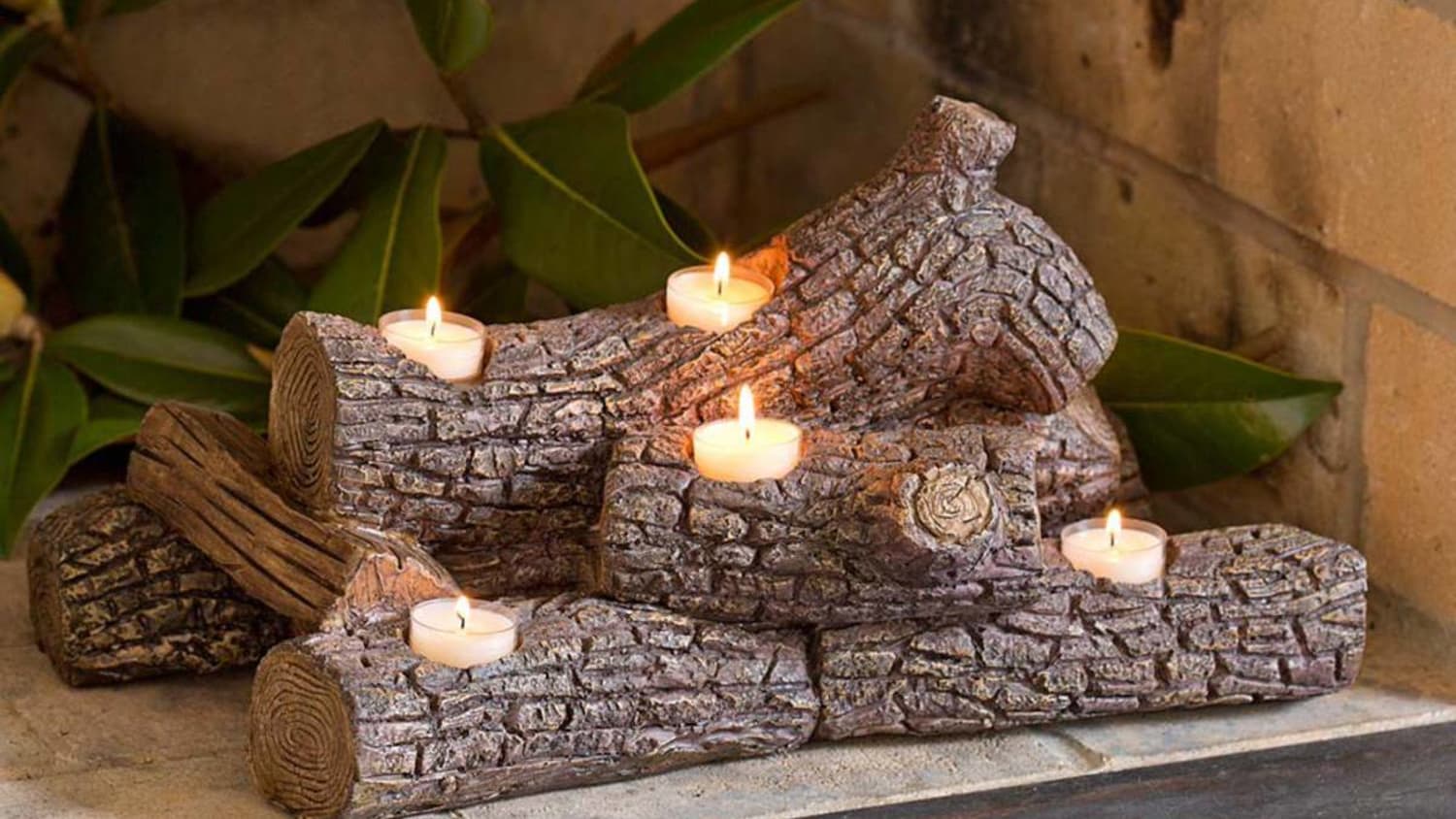 Candle stand hot sale for fireplace