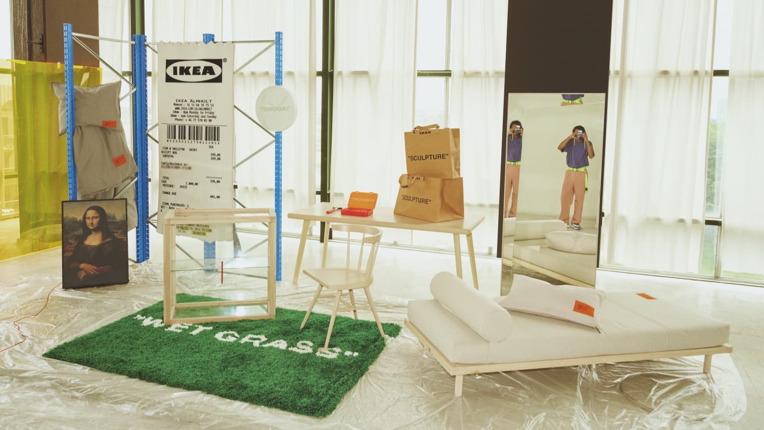 Off white ikea drop deals