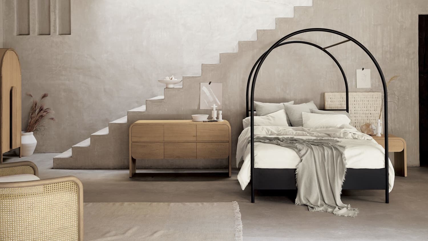 Crate and deals barrel canopy bed
