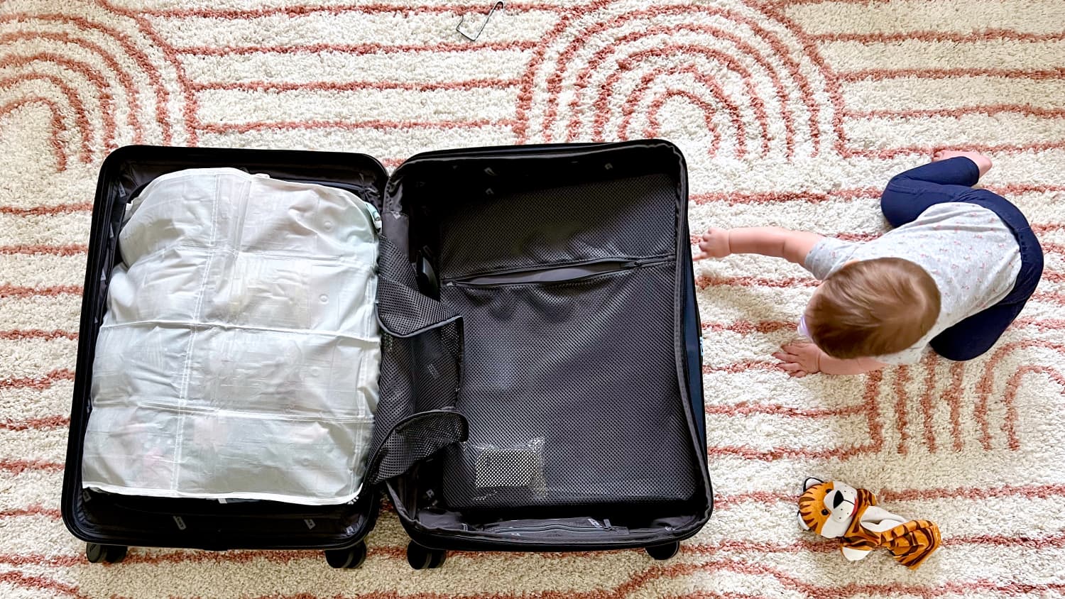 I Tried Packing My Kids Suitcase Using a Shoe Organizer Apartment Therapy