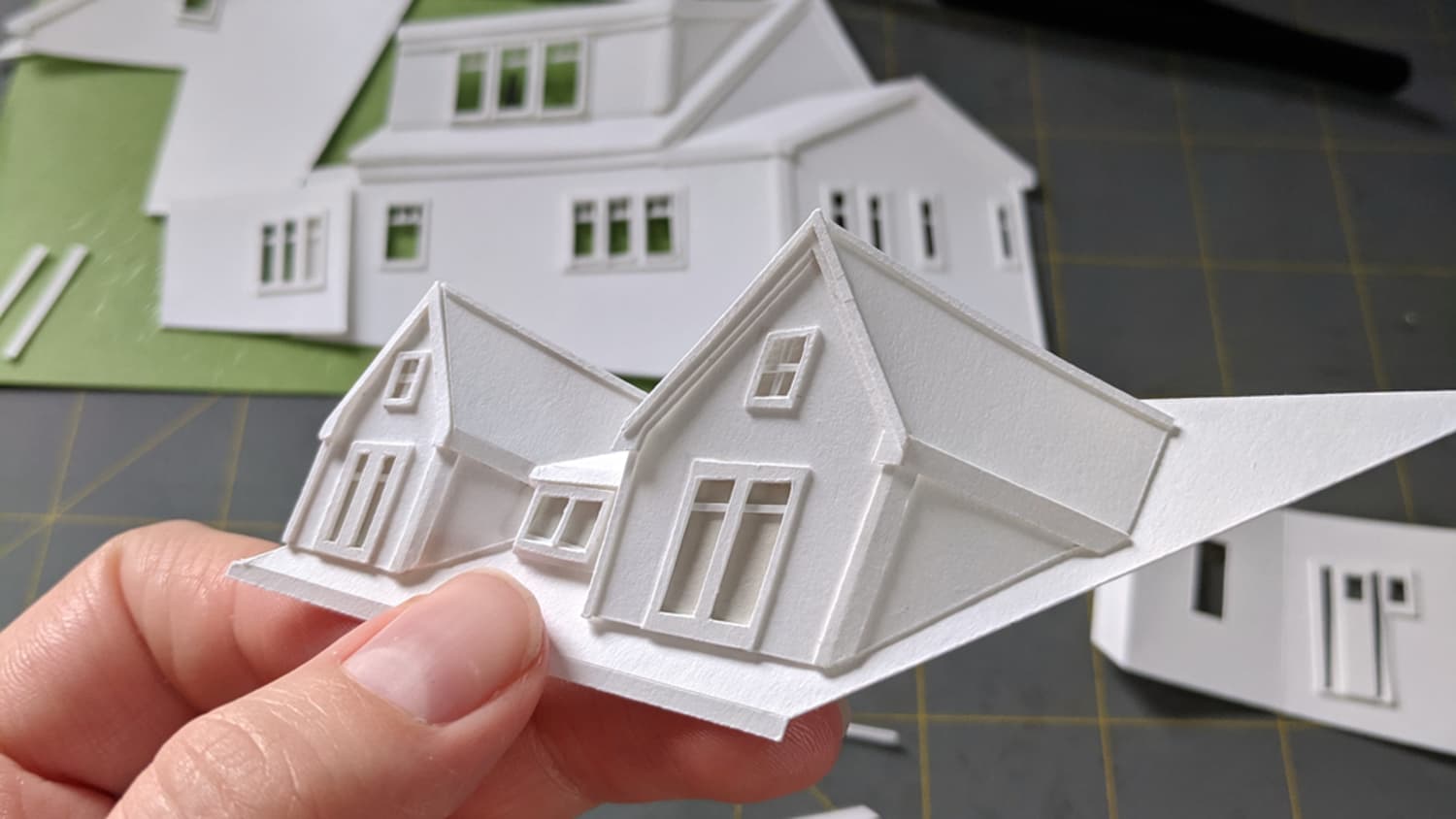 How To Make A 3d Paper Model Of A House Ehow