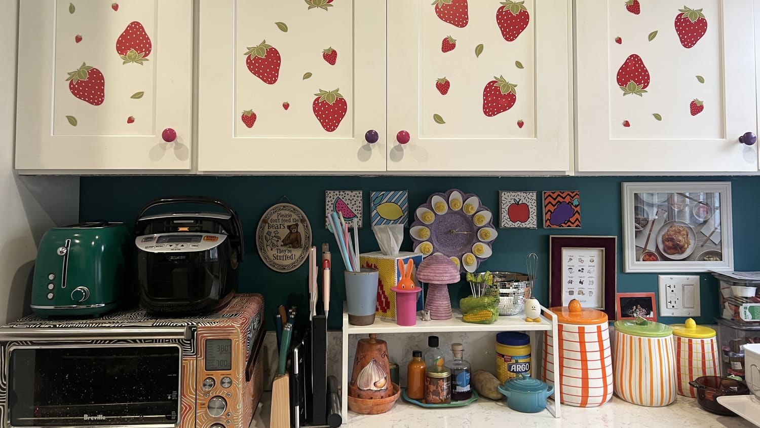 Decals for the store kitchen