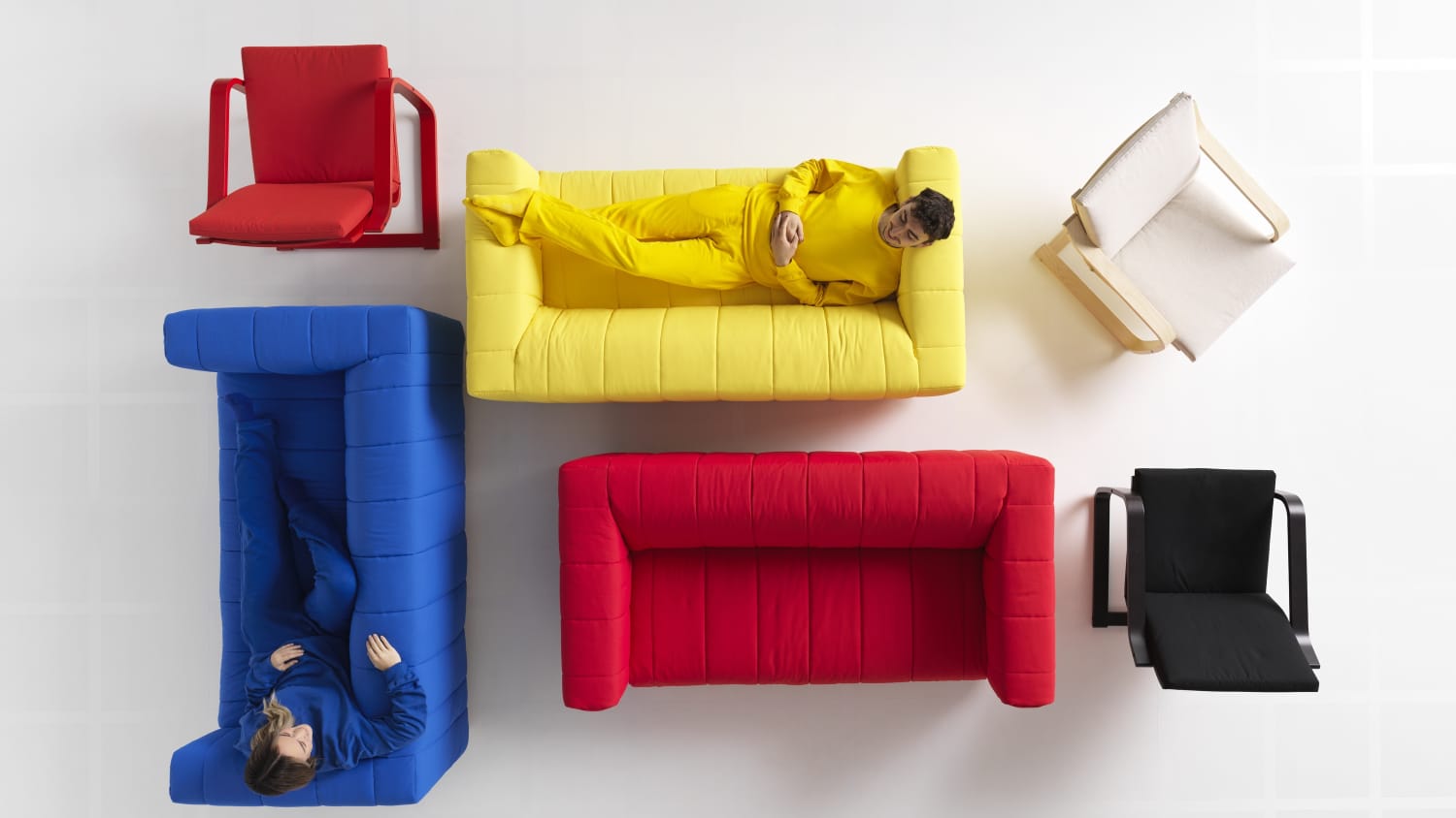 ヴィンテージ　IKEA SOFA Ikea-nytillverkad-klippan-