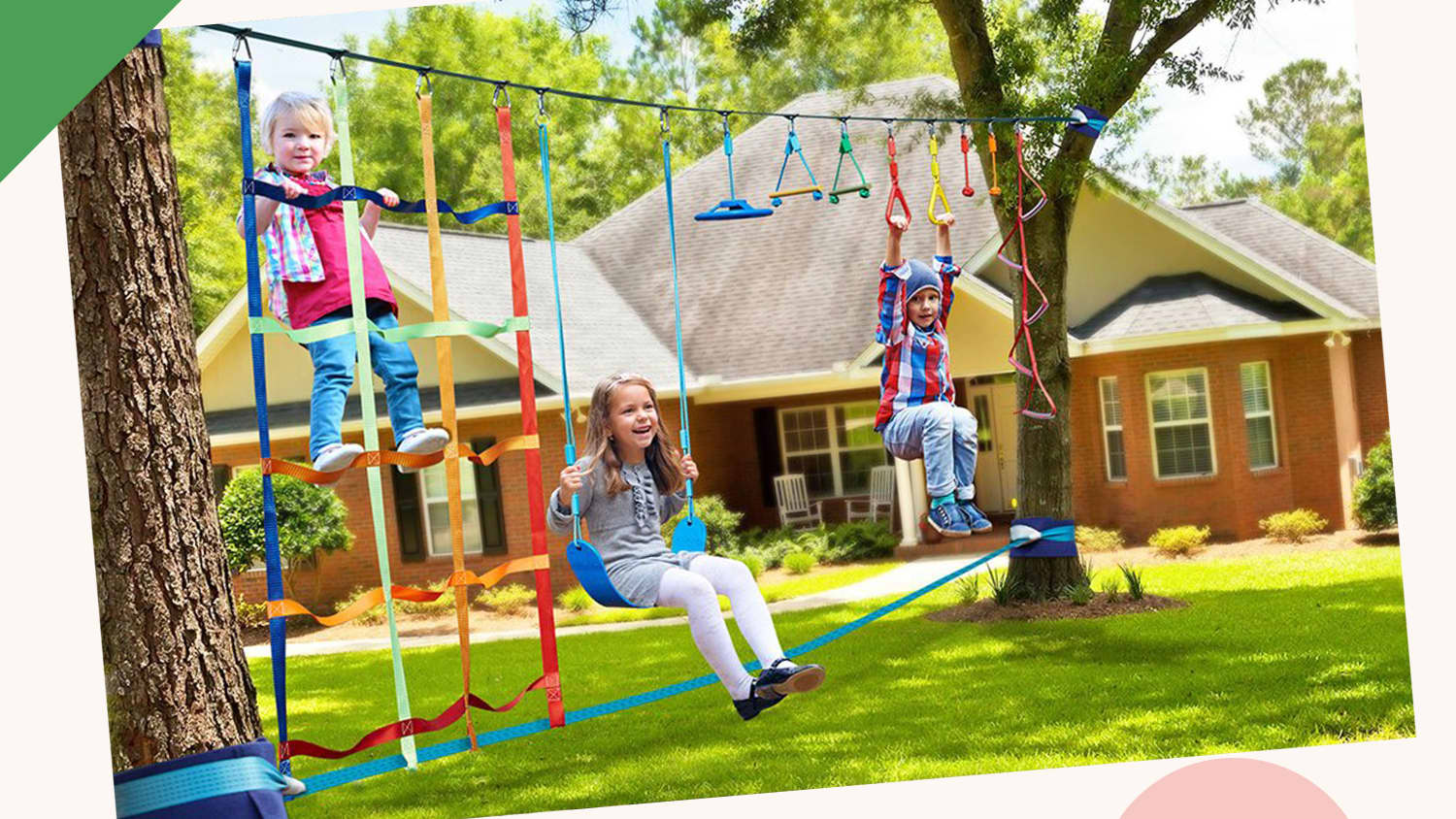 Slackline Playgrounds Are the Inexpensive Invention That Let Kids