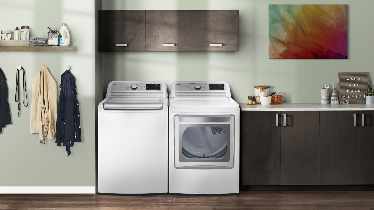 LG Top Load Washer and Dryer Review Cubby