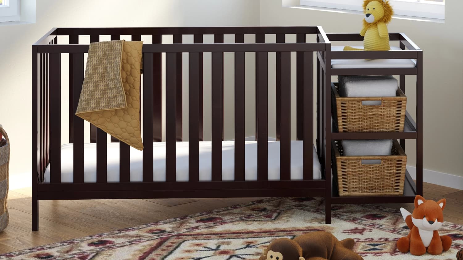 Cot and sale change table