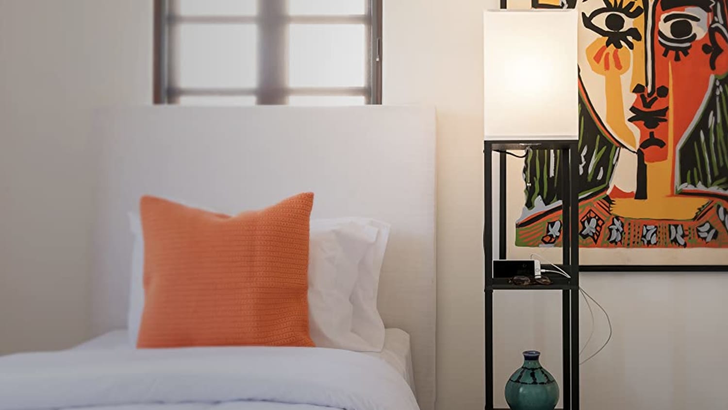 Best Small Space Friendly Storage Lamp with Charging Ports