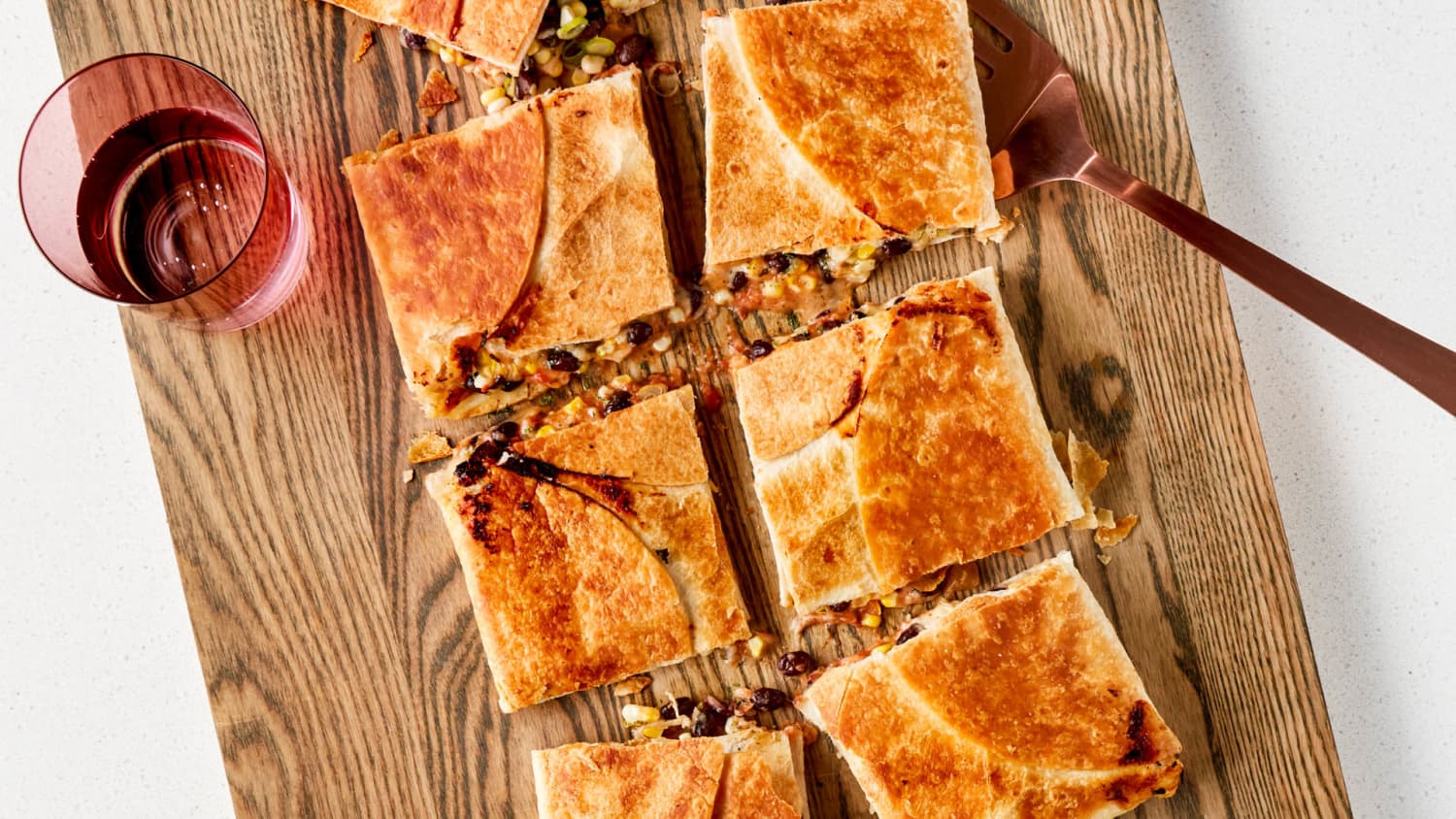 Easy Oven Baked Sheet Pan Quesadillas - Midwest Foodie