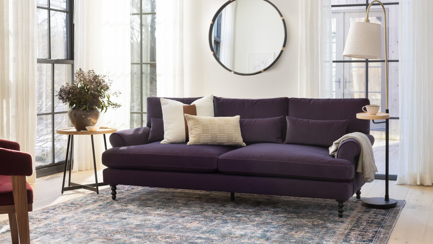 Interior Define - This monochromatic color scheme perfectly shows the  contoured arms and piping details that make our comfy cozy Maxwell sofa a  one of a kind. 📸: @common.living #interiordefine #myinteriordefine  #showemyourstyled #