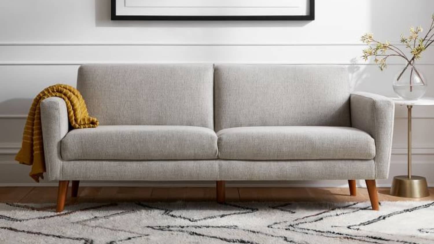 West elm best sale 2 seater sofa